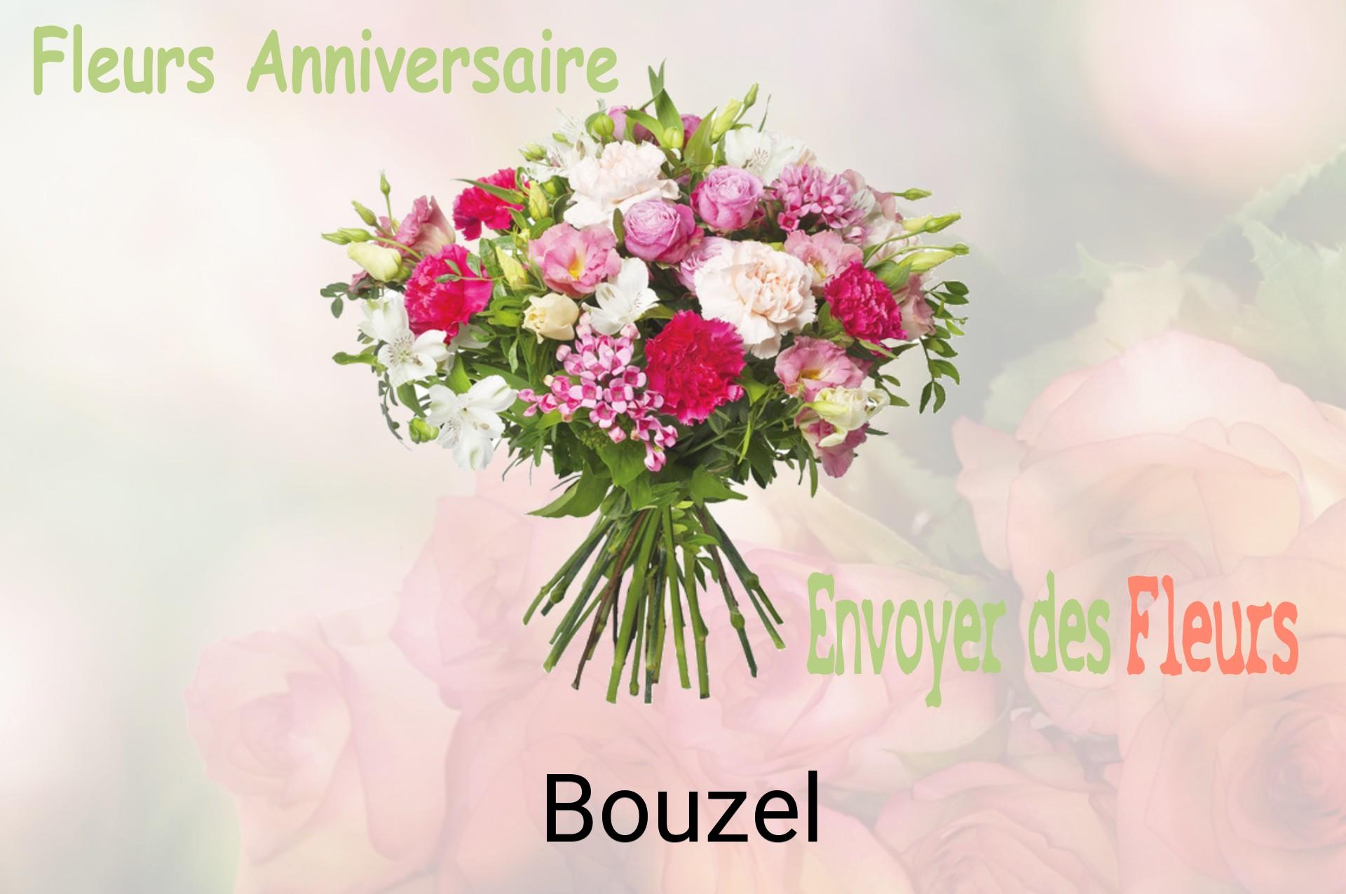 Bouquet de fleurs d’anniversaire livré à Bouzel