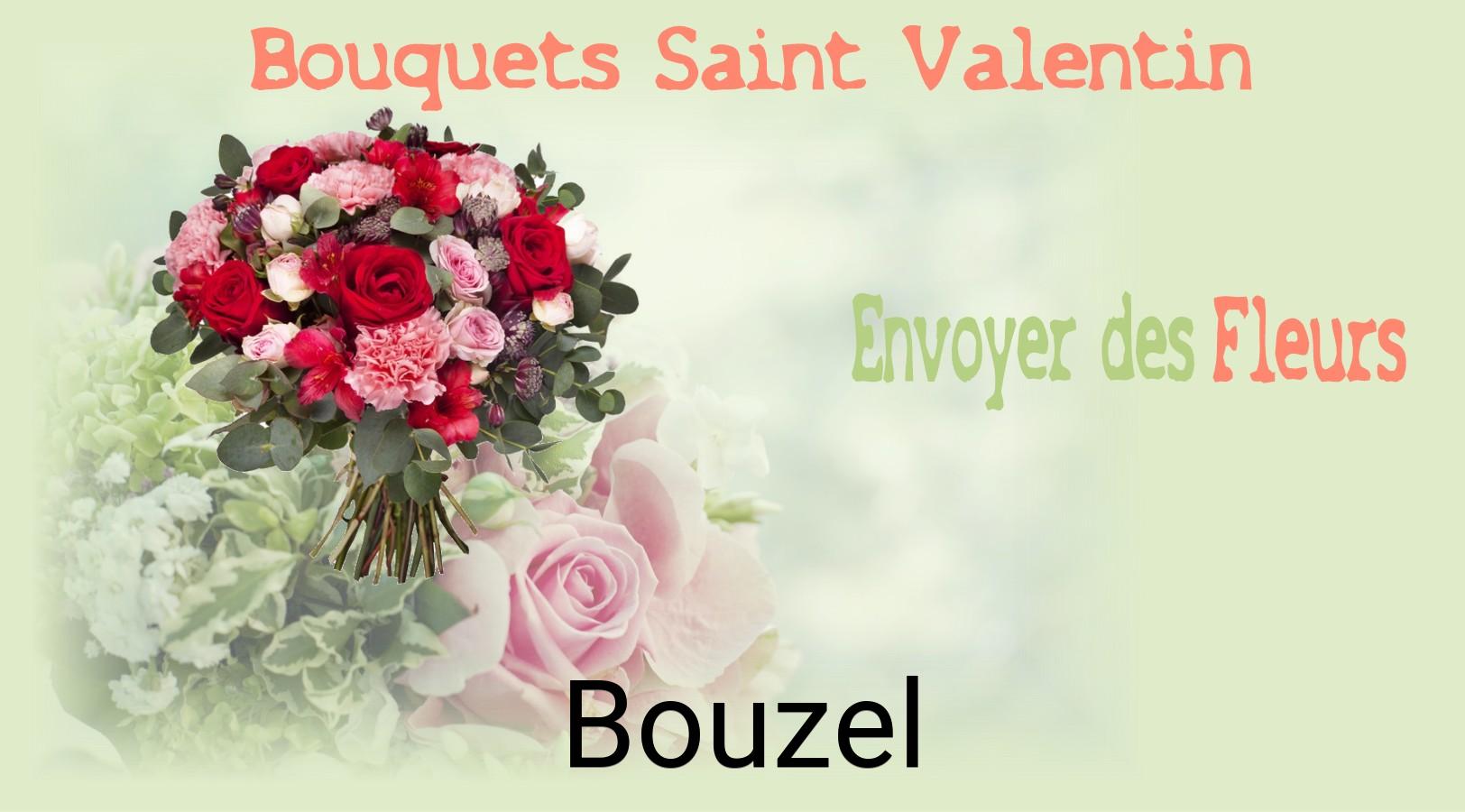 Roses de Saint-Valentin livrées à Bouzel